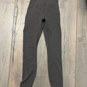 Dark Gray High-Waisted Leggings